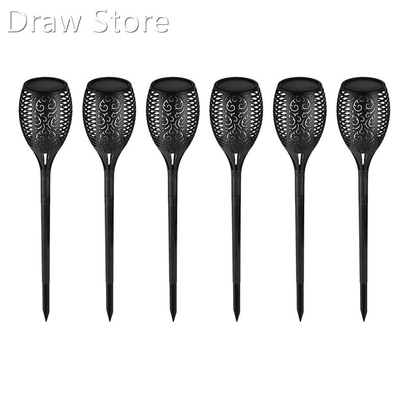 6PCS Solar Outdoor Garden Street Lights, Sidewalks, Yards, L