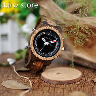 BOBO BIRD ebra woozden watcshe 1menst quartz wriswatch male