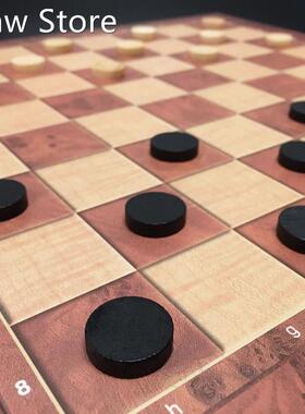 New Design 3 in 1 Wooden Chess Backgammon Checkers Travel C