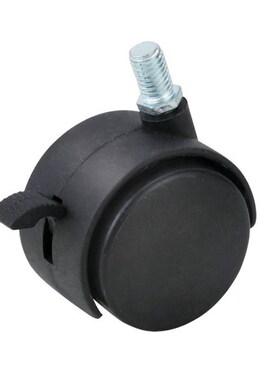 Nylon wheel 1/ 1.5/2.0 inch electric casters Screw with brak