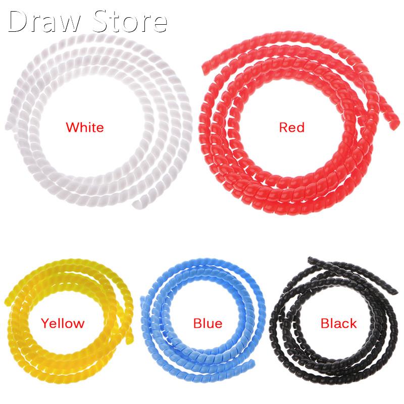 1m Spiral Wire Organizer Wrap Tube Flame Retardant Cable Sl