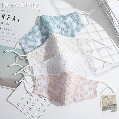 Scarf Flag Lace Cosplay Adult Fashion Daisy Printed Designe
