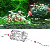 Bait Shrimp Aquarium Dry Small Cage Feeding Feeder Spinach
