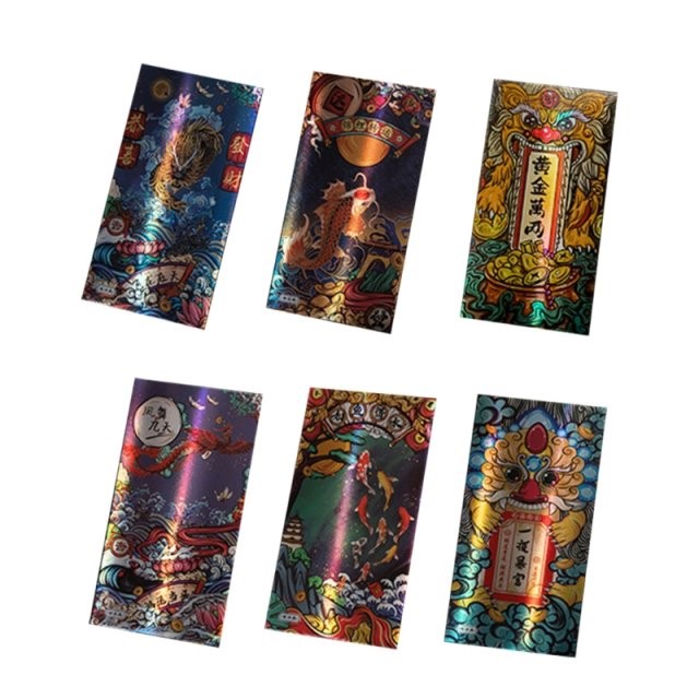 2022 New Chinese Red Envelopes 6 Pcs Year of the Tiger for S