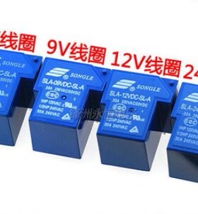 Power relays SLA-05VDC-SL-A 5V  30A 4PIN T90 a group of norm