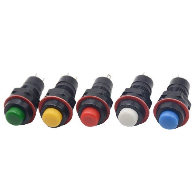 DS-213 self-reset Push Button Switch 10mm Self Return Moment图片