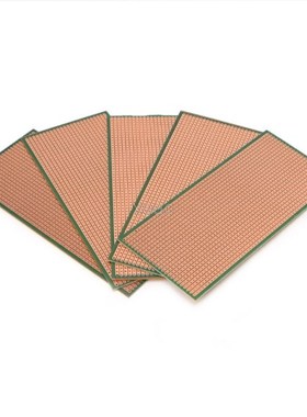 5Pcs 6.5x14.5cm Stripboard Veroboard Uncut PCB Platine Singl