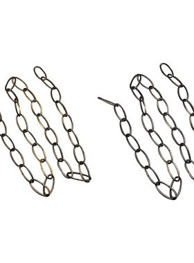 2 Pcs 1M Heavy Duty Chain 适用于 Vintage Chandelier Hanging