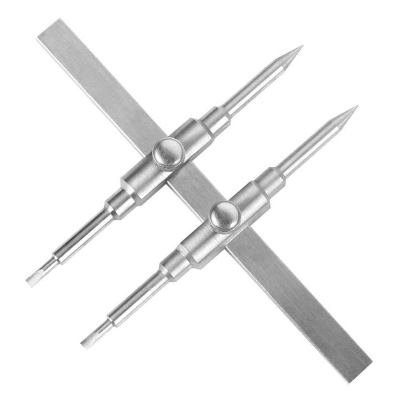 1set dual tip stainless steel lens spanner wrench opening to