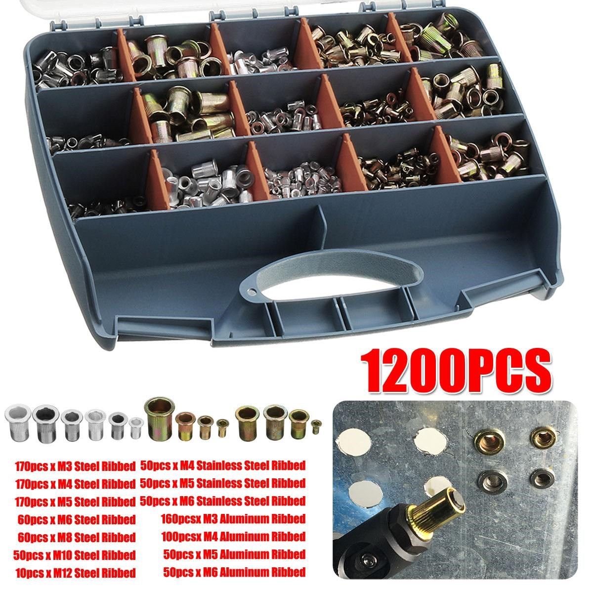 M3 M4 M5 M6 M8 M10 M12 Stainless Steel Nutsert Rivnut Rivet