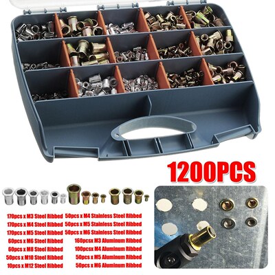 M3 M4 M5 M6 M8 M10 M12 Stainless Steel Nutsert Rivnut Rivet