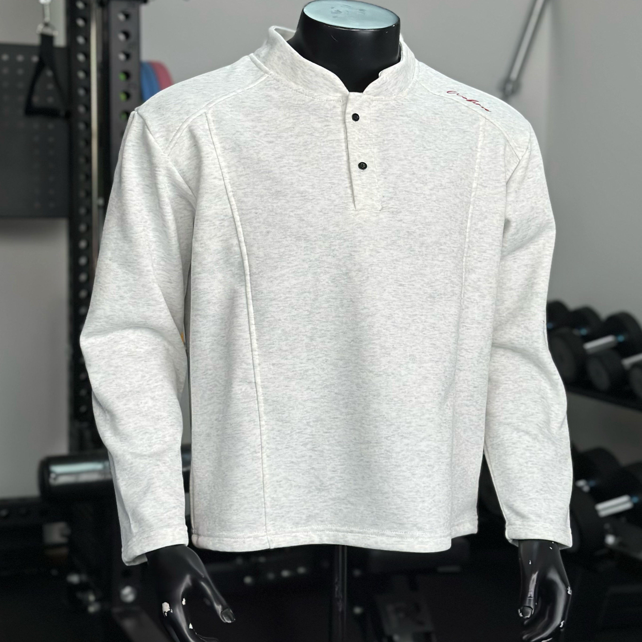 WABRAVE无极长袖秋冬加绒打底亨利衫半高领美式正肩百搭卫衣男女