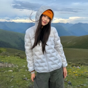 超好看韩系轻薄短款排骨羽绒棉服