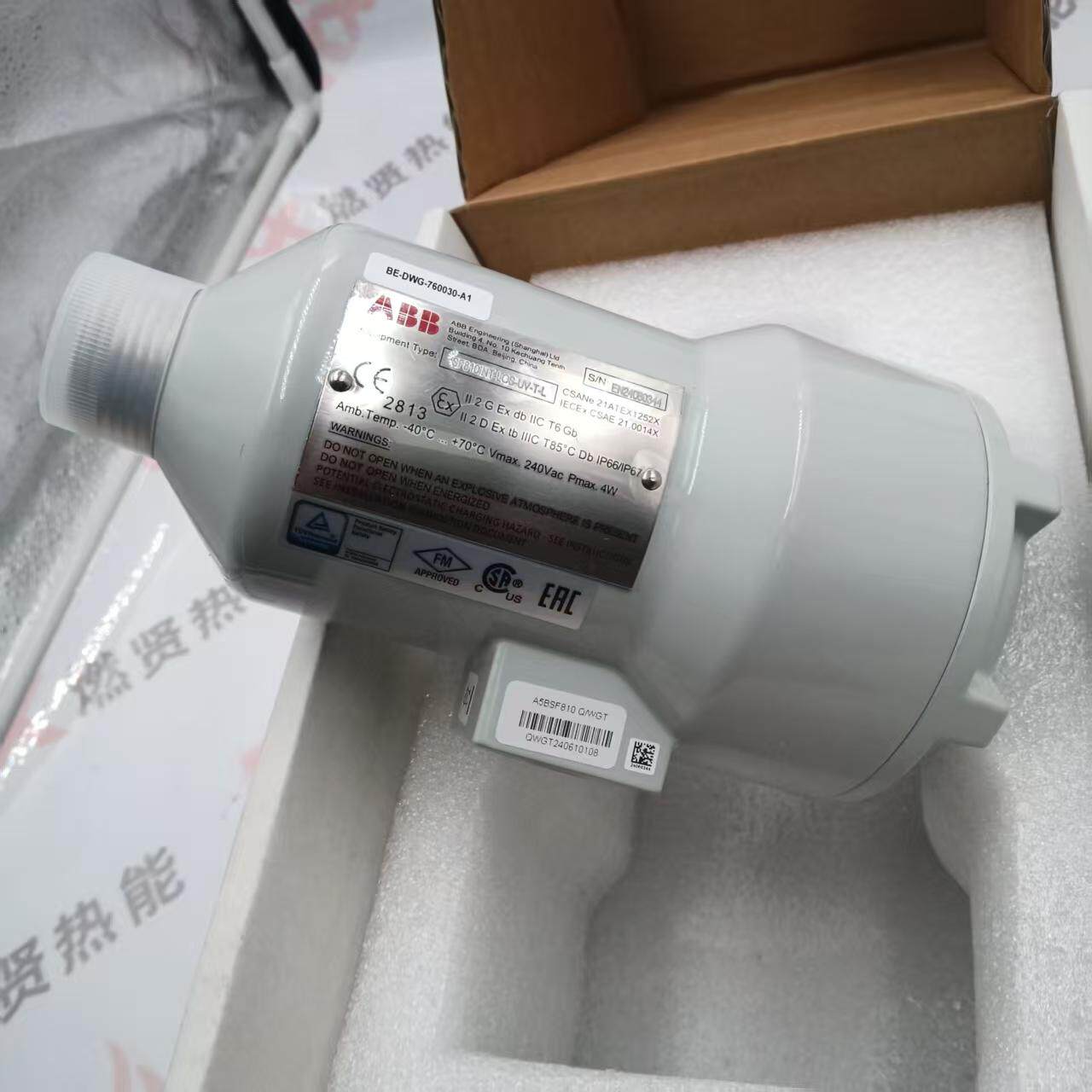 ABB 火焰监测系统 火焰放大器 SF810INT-LOS-UV-T-L 现货