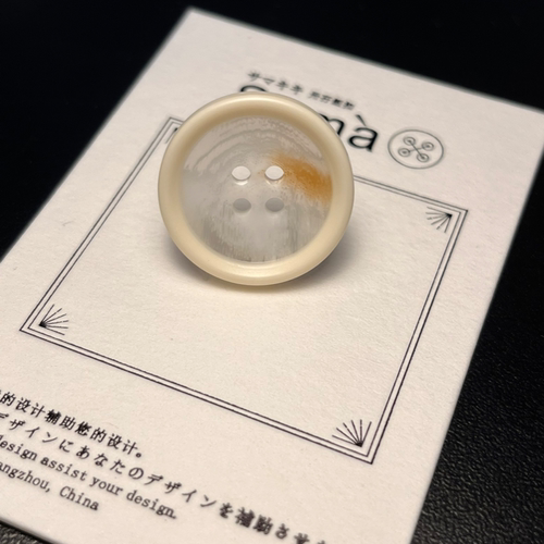 卅孖纽扣 玄凤鸟 透明衬衫清新春夏外套四眼纽扣