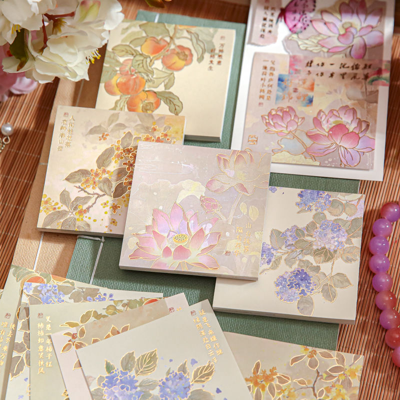 纸先生繁花一梦三享装便签本60张