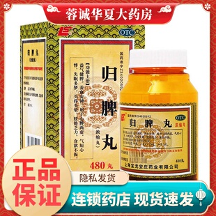 上龙 归脾丸480丸失眠多梦头昏头晕食欲不振气短心悸养血安神健脾