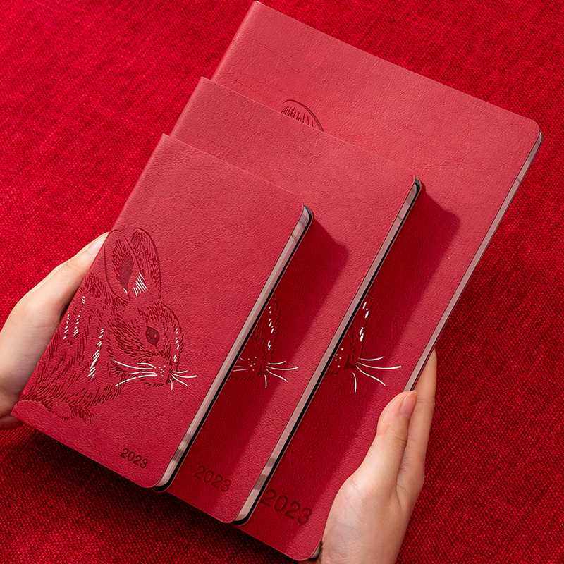 英力佳2023年日程本商务办公效率手册笔记本本子定制可印logo365