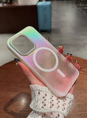 糖希【渐变磨砂】磁吸适用于苹果16/15pro手机壳超薄iPhone13promax防摔无线充电14pro全包max简约12新款硅胶