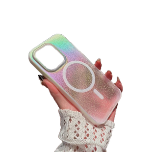 糖希【渐变磨砂】磁吸适用于苹果16/15pro手机壳超薄iPhone13promax防摔无线充电14pro全包max简约12新款硅胶