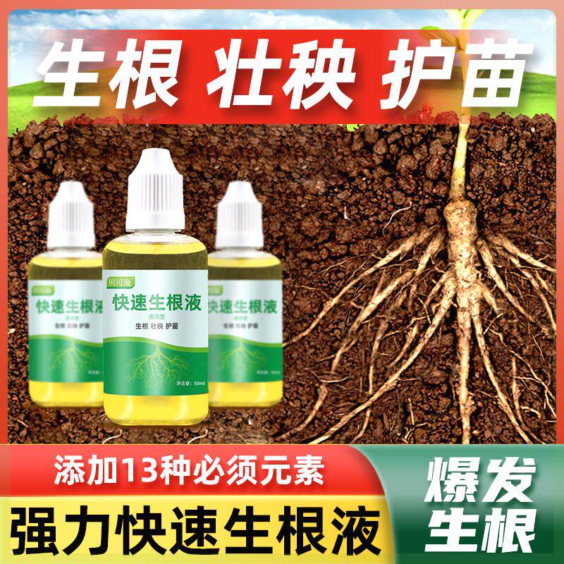 贝可施快速生根液粉剂移栽扦插生根水营养液植物通用强力多肉壮苗使用感如何?