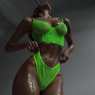 Fashion suspender tight underwear set 时尚吊带紧身内衣套装女