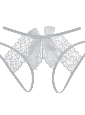 Sexy lace open cut underwear for women性感蕾丝开档内裤女士