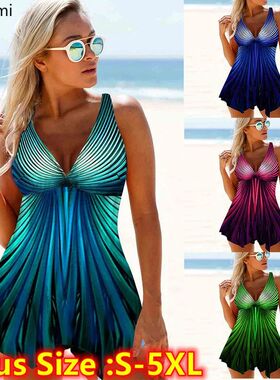 Sexy split high waistline printed swimsuit性感分体高腰边泳衣