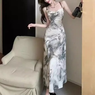 French style socialite camisole dress法式气质名媛吊带连衣裙