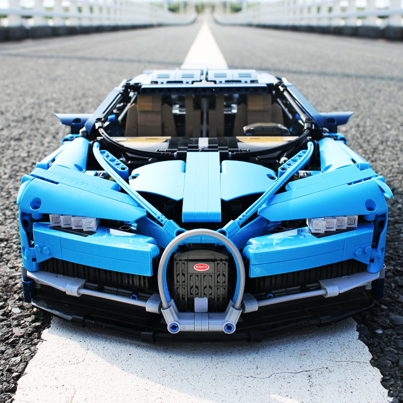 中国积木布加迪威龙兰博基尼益乐成年高难度拼装跑车模型玩具礼物