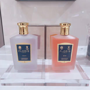 现货!英国FLORIS漱口水清新口气唇齿留香浓缩玫瑰/紫罗兰100ml