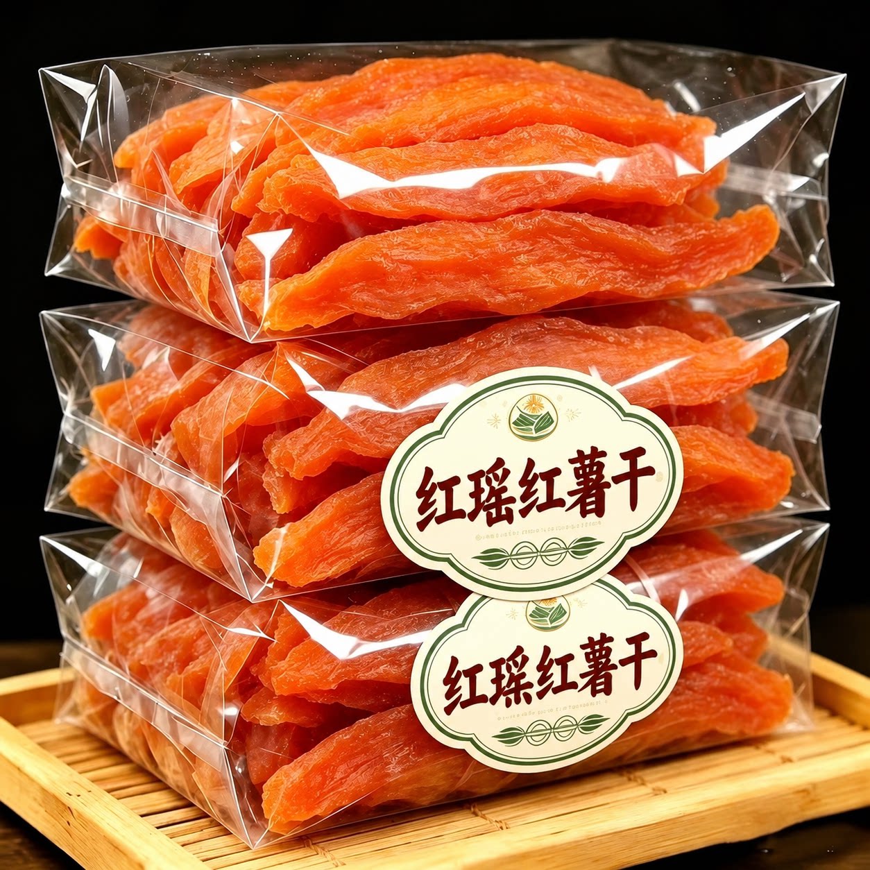 农家自晒倒蒸红薯干无加蔗糖红瑶红薯干地瓜干独立包装官方旗舰店