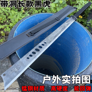 唐横刀车载防身户外一体长刀猛钢大刀武器真开山武术刀合法未开刃