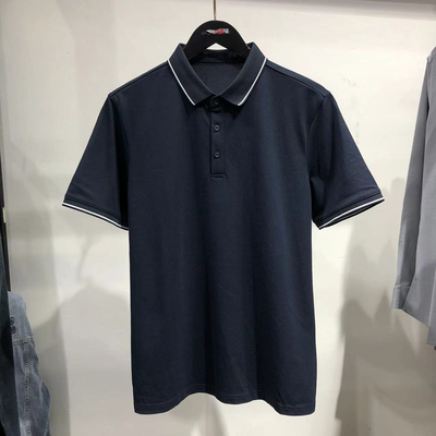 正品大牌！男装品牌~商务男士短袖翻领POLO衫夏季T恤修身休闲上衣