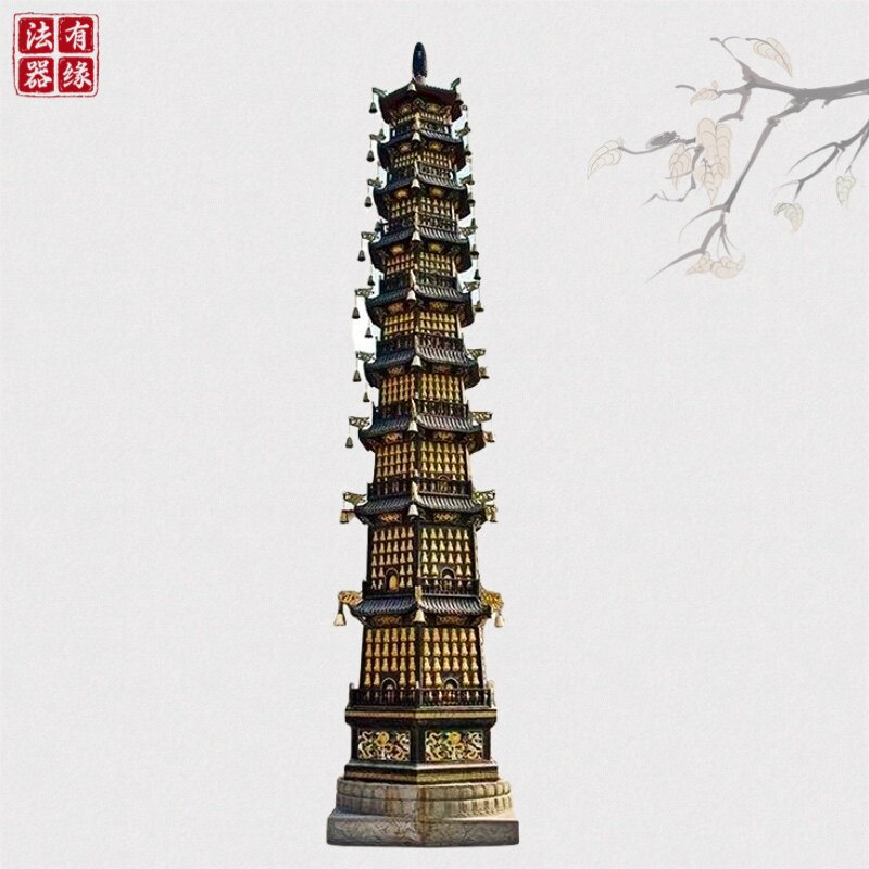 厂家定制七层九层千佛塔寺庙万佛塔仿古铁塔道观景区铸铁纯铜宝塔
