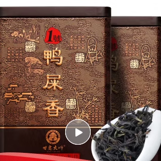 甘露大师1号鸭屎香单丛茶 正宗凤凰单枞茶 广东潮州乌龙茶2026