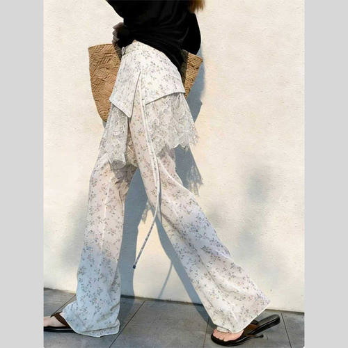 今年流行爆款独特超好看超火休闲显瘦直筒宽松裤子女2026春季新款 - 封面