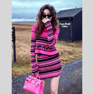 冬季 慵懒软糯毛衣半裙两件套 搭配一整套高级感超好看独特宽松时尚