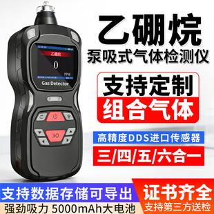 泵吸式乙硼烷气体检测仪便携式二硼烷浓度报警仪有毒五合一六合一