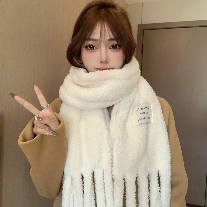 八爪鱼流苏围巾带口袋保暖大披肩