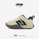 2025秋季 新款 防水皮面男童板鞋 Jeep儿童运动鞋 耐磨舒适女童跑步鞋