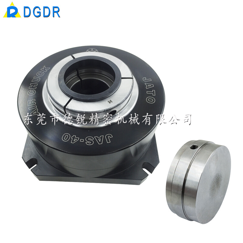 JAS-25/JAS-15立式气动夹头座 仪表车牀夹头座子 朝铨液压夹头
