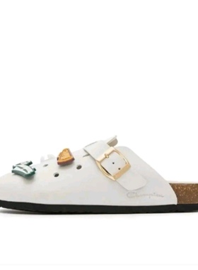 Champion/冠军 日常 简约 百搭 包头 勃肯鞋 拖鞋 白色 湖北WDL仓