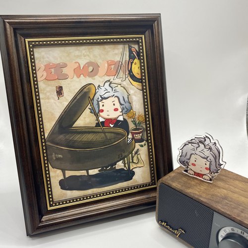 音乐家人物复古框ClassicStar