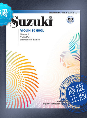铃木小提琴学校 5 By Shinichi Suzuki Alfred 00-34425