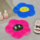 吸盘花朵按摩搓脚垫家用浴室洗脚刷足底按摩搓脚板吸盘式 防滑地垫