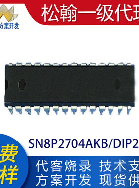 SN8P2704AKB SN8P2704ASG SOP28/DIP28松翰单片机MCU烧录编带芯片