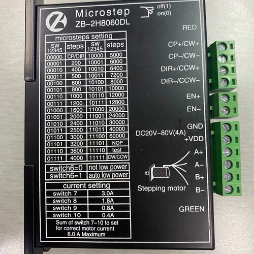 全新RT2608MH/DM8078/ZB-2H8060DL/ZB-2HB8060DA  两相步进驱动器
