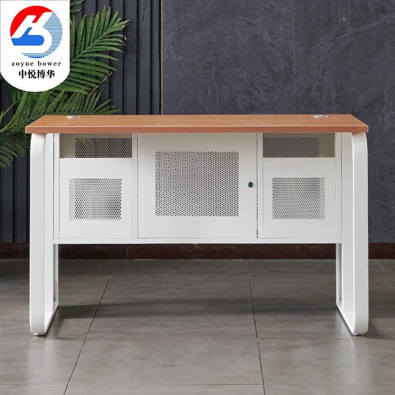 学校机房电脑桌教室学生微机室机房台式双人电脑桌椅办公培训桌子