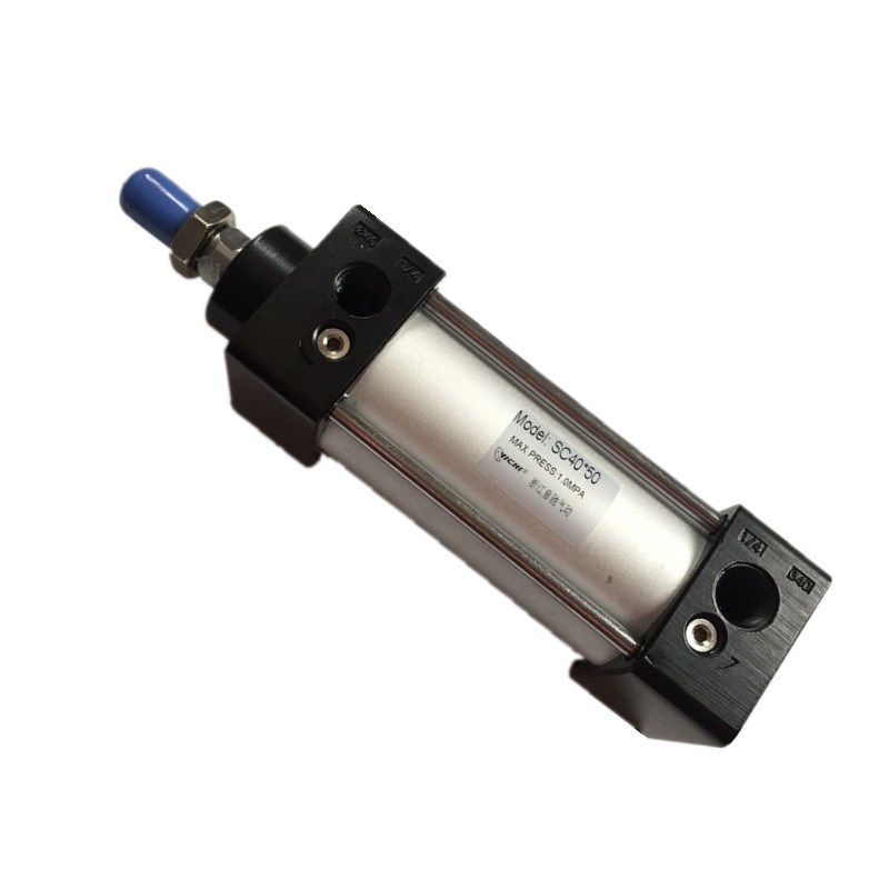 SC80*25*100*200 标准铝合金气缸 可调带磁双出非标制